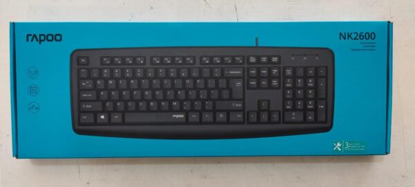 Rapoo NK2600 Black USB Keyboard