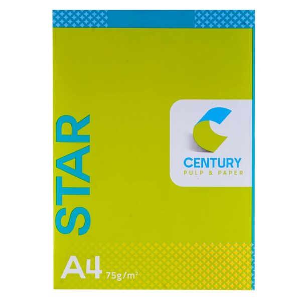 Century Green A4 Copier Paper – 70 GSM, 500 Sheets Ream for High-Quality Printing