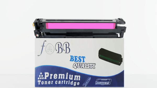FOBB CB543A / 125A Magenta Toner Cartridge Compatible for HP CM1312, CP1210, CP1215, CP1510, CP1515n, CP1518ni Printers – Vivid Color, High-Quality Prints