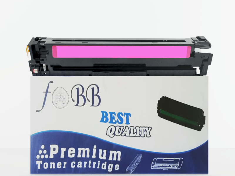 FOBB CB543A / 125A Magenta Toner Cartridge Compatible for HP CM1312, CP1210, CP1215, CP1510, CP1515n, CP1518ni Printers – Vivid Color, High-Quality Prints